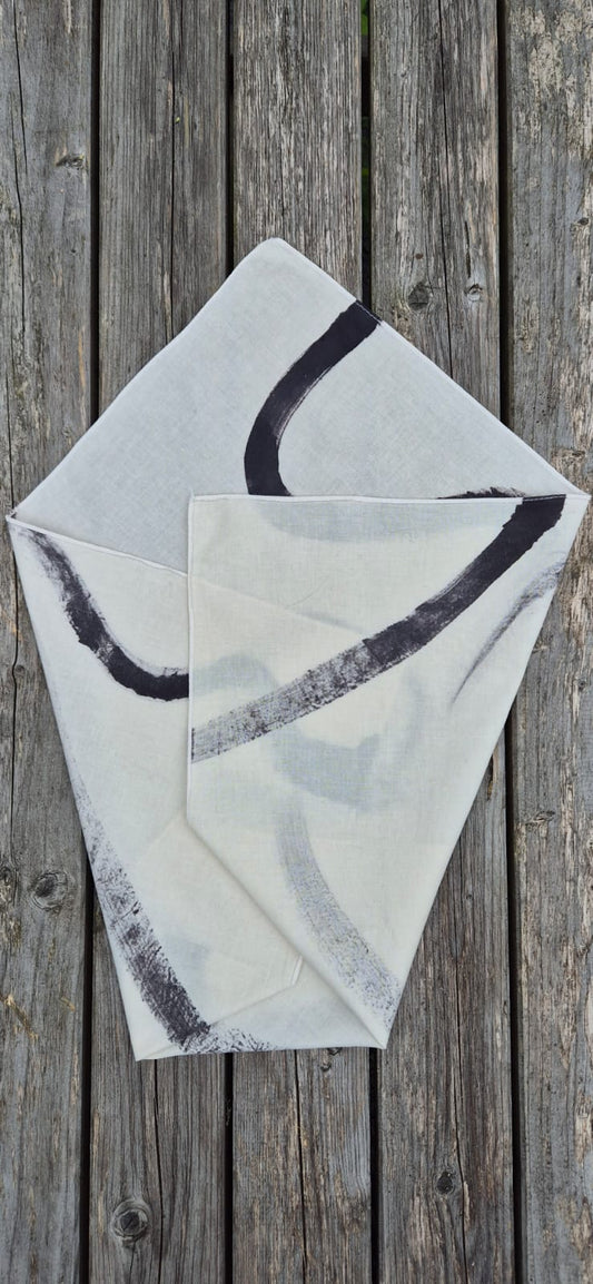 Naturally Dyed Bandana - Swirls