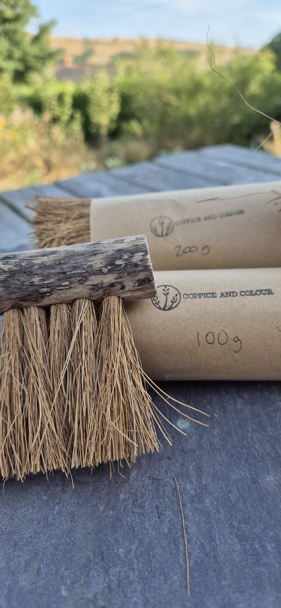 Coconut fibres for brush making