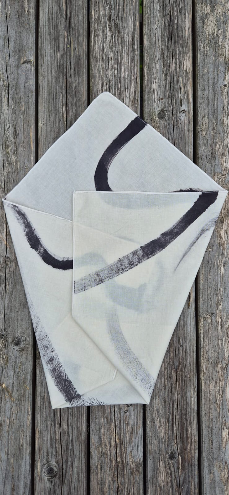 Naturally Dyed Bandana - Swirls