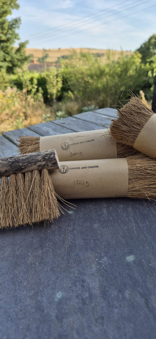 Coconut fibres for brush making