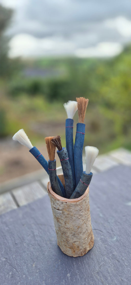 Indigo Paint brushes